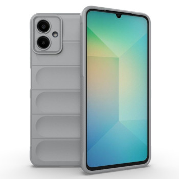 Силиконовый чехол Magic Flannel для Samsung Galaxy A06 4G - серый