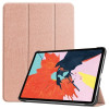 Чохол Custer Texture Three-folding Sleep/Wake-up на iPad Air 10.9 2022/2020 – рожеве золото