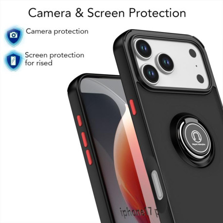 Противоударный чехол Q Shadow 1 Series для iPhone 17 Pro Max - красный