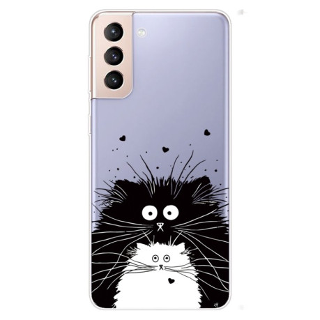 Чохол Painted Pattern для Samsung Galaxy S22 5G - Black White Rat