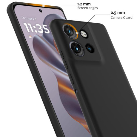 Силіконовий чохол Shockproof Silicone Magsafe для Motorola Edge 50 Neo/Moto S50 - чорний