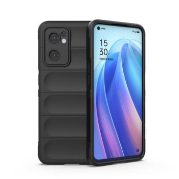 Силиконовый чехол Magic Flannel для OPPO Reno7 5G Global/ Find X5 Lite/OnePlus Nord CE2 5G - черный