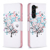Чохол-книжка Colored Drawing Pattern на Samsung Galaxy S24+ 5G - Tree