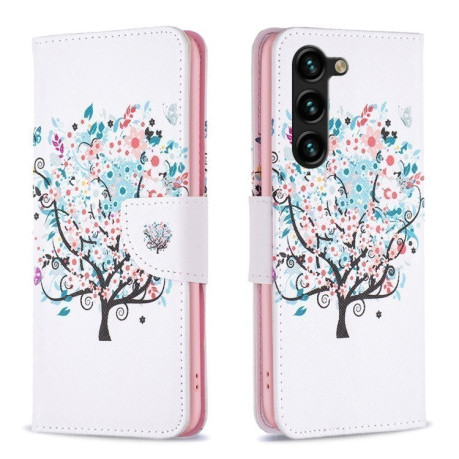 Чохол-книжка Colored Drawing Pattern  для Samsung Galaxy S25+ 5G - Tree