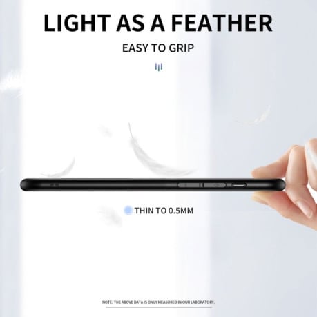 Стеклянный чехол Gradient Carbon Fiber для Samsung Galaxy M32/A22 4G - синий