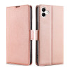Чохол-книжка Voltage Side Buckle для Samsung Galaxy A04 - рожеве-золото