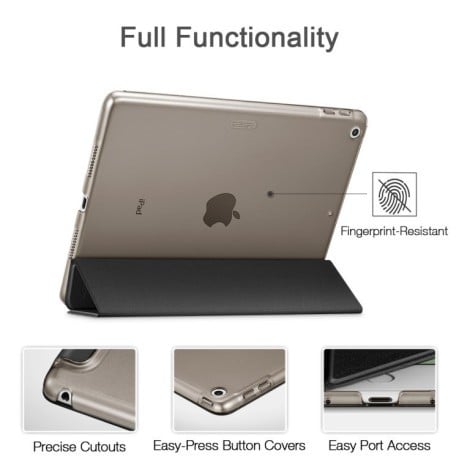 Шкіряний чохол ESR Yippee Color Series Slim Fit на iPad Air 2019 10.5- чорний