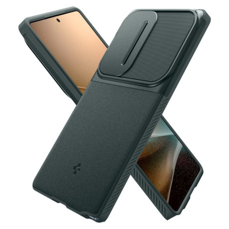 Оригинальный чехол Spigen OPTIK ARMOR для Samsung Galaxy S25 Ultra - Abyss Green