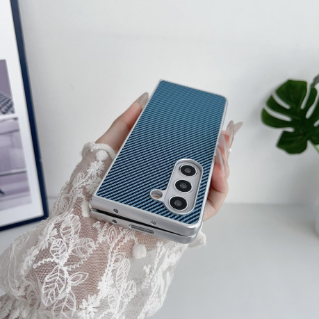 Чехол Kevlar Carbon Fiber Ultra-thin на Samsung Galaxy Fold 7 - красный