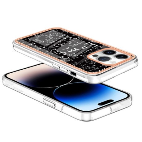 Противоударный чехол Electroplating IMD для iPhone 15 Pro Max 5G - Equation