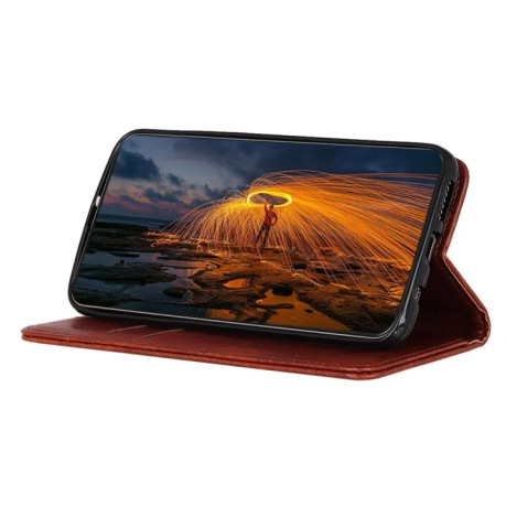 Чехол-книжка Magnetic Retro Crazy Horse Texture на Samsung Galaxy A23 4G - коричневый