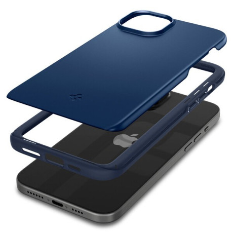Оригинальный чехол Spigen Thin Fit для iPhone 15 -  Blue