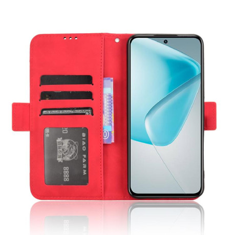 Чехол-книжка Skin Feel Calf на Infinix Hot 50 Pro+ 4G - красный