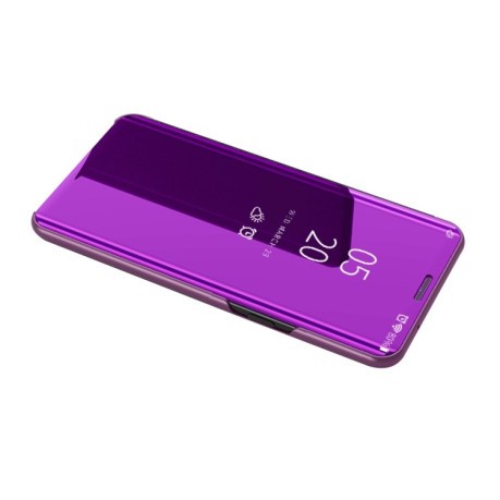 Чехол книжка Clear View на iPhone 12 Mini - фиолетовый