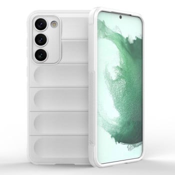 Силиконовый чехол Magic Flannel для Samsung Galaxy S23+ 5G - белый