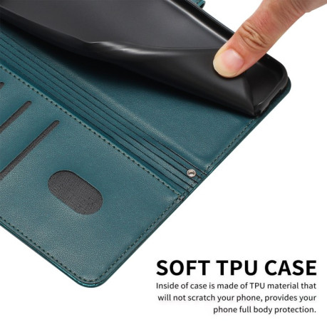 Чохол-книжка Diamond Embossed Skin Feel для Xiaomi 14T Pro 5G - зелений