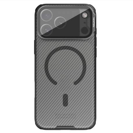 Чохол NILLKIN CamShield Prop Transparent Mirror Cover MagSafe Magnetic Translucent на iPhone 17 Pro Max - чорний