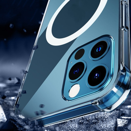 Чехол Clear Case MagSafe Simple Magnetiс для iPhone 11 - прозрачный