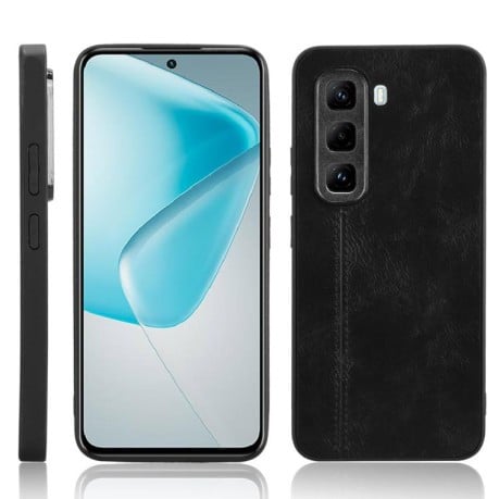 Ударозащитный чехол Sewing Cow Pattern для Infinix Hot 50 Pro 4G - черный