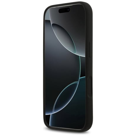Оригінальний силіконовий чохол Guess Silicone Triangle Logo з MagSafe на iPhone 17 Pro Max - Black