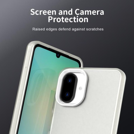 Противоударный чехол Candy Series для Samsung Galaxy A07 4G - белый