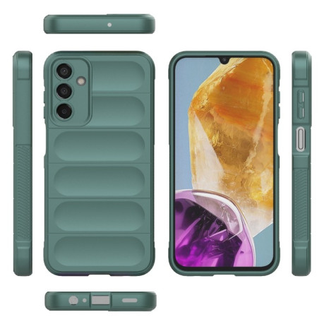 Силіконовий чохол Magic Flannel для Samsung Galaxy M15 5G - зелений