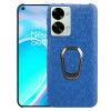 Противоударный чехол Honeycomb Ring Holder для OnePlus Nord 2T 5G - синий