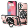 Ударозащитный чехол Armor Rotating Holder MagSafe на iPhone 17 - золото