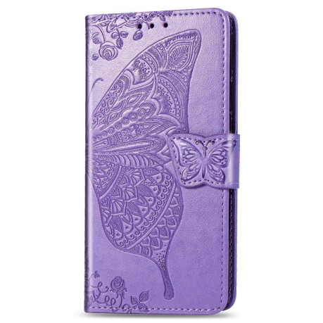 Чохол-книжка Butterfly Love Flower Embossed для iPhone 16e - Lavender