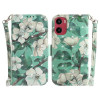 Чехол-книжка 3D Painting для Motorola Moto G05 / E15 5G Global - Flower