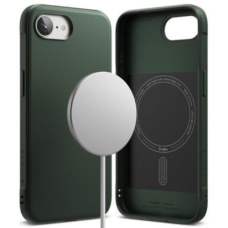 Оригинальный чехол Ringke Onyx Magnetic Magsafe на iPhone 16e - Green