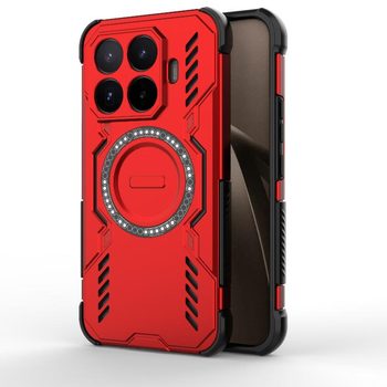 Протиударний чохол Butterfly Armor з MagSafe на Xiaomi 17T Pro 5G Global — червоний