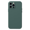 Силіконовий чохол Benks Silicone Case (з MagSafe Support) для iPhone 13 Pro Max - темно-зелений