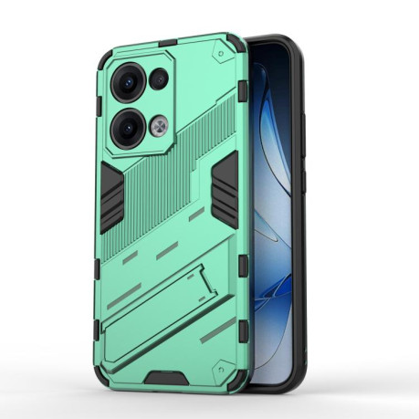 Противоударный чехол Punk Armor для OPPO Reno13 5G Global - зеленый