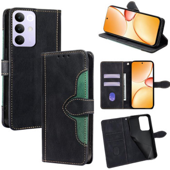 Чохол-книжка з м'яким покриттям Skin Feel і магнітною застібкою на Realme C85 Pro 4G — коричневий