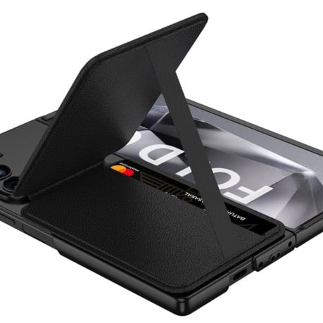 Протиударний чохол GKK Integrated Magsafe Detachable Card Slot для Samsung Galaxy Fold 6 - чорний