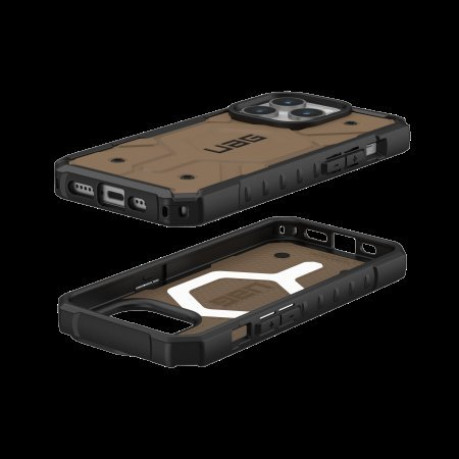 Оригинальный чехол UAG Pathfinder Magsafe для iPhone 15 Pro - dark earth