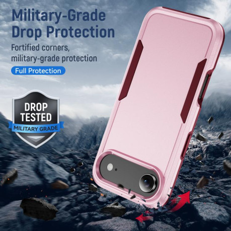 Противоударный чехол Heavy Duty Armor для iPhone Air - розовый