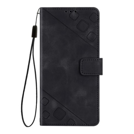 Чохол-книжка Skin-feel Embossed для Infinix Hot 50 Pro+ 4G - чорний