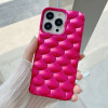 Чохол 3D Scale Style TPU для iPhone 15 Pro Max - пурпурно-червоний