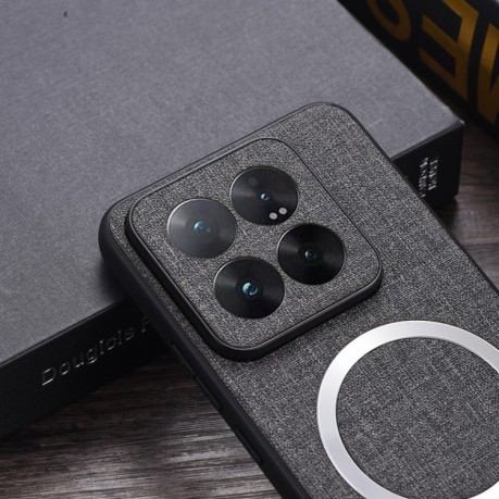 Чохол протиударний CD Magnetic Cloth Texture для Xiaomi 14T Pro - синій