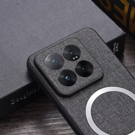 Протиударний чохол CD Magnetic Cloth Texture для Xiaomi 14T Pro - сірий