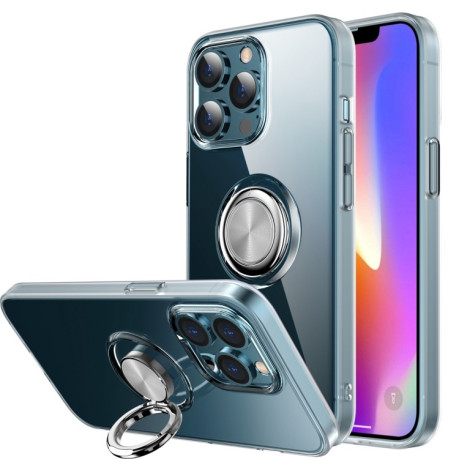 Противоударный чехол Matte with Ring Holder для iPhone 13 Pro Max - белый