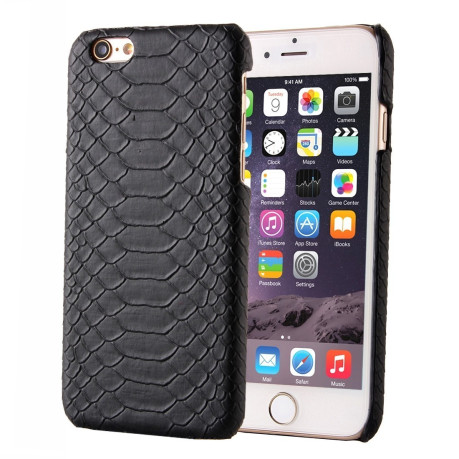 Пластиковый Чехол Snakeskin Texture Black для iPhone 6, 6s