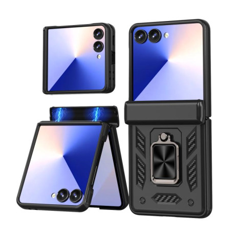 Чехол Sliding Window Hinge на Samsung Galaxy Flip 7 5G - черный