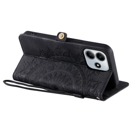 Чохол-книжка Totem Embossed Magnetic Leather для Xiaomi Redmi Note 14 4G 164.48 - чорний