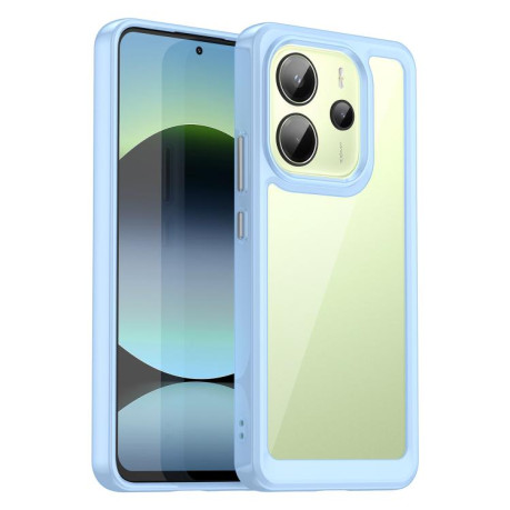 Противоударный чохол Colorful Acrylic Series для Redmi Note 14 4G 164.84mm - синий