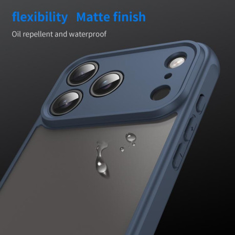 Чехол Fan Dun Series TPU Hybrid PC на iPhone 17 Pro Max - синий