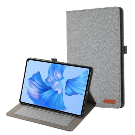 Чохол-книжка Fabric Leather для Xiaomi Pad SE 8.7 4G - сірий