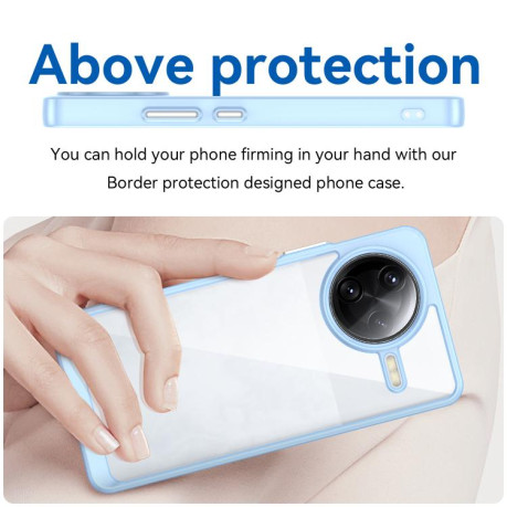 Противоударный чохол Colorful Acrylic Series для Xiaomi Poco F7 Ultra - синий